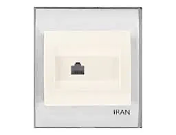 سوکت CAT3 ایران الکتریک سری ایران مدل ترنسپرنت رنگی