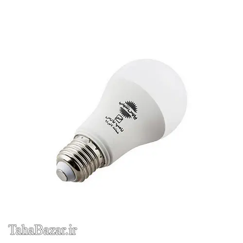 لامپ کم مصرف LED حبابی 12 وات سفید رنگ پارس شهاب آفتابی