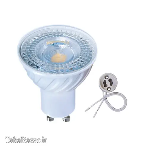 لامپ کم مصرف LED هالوژنی SMD سری 6 وات پارس شهاب طرح COB آفتابی