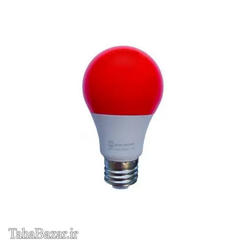 لامپ کم مصرف LED رنگی سری 1 وات پارس شهاب قرمز
