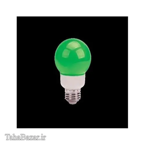 لامپ کم مصرف LED رنگی سری 1 وات پارس شهاب سبز