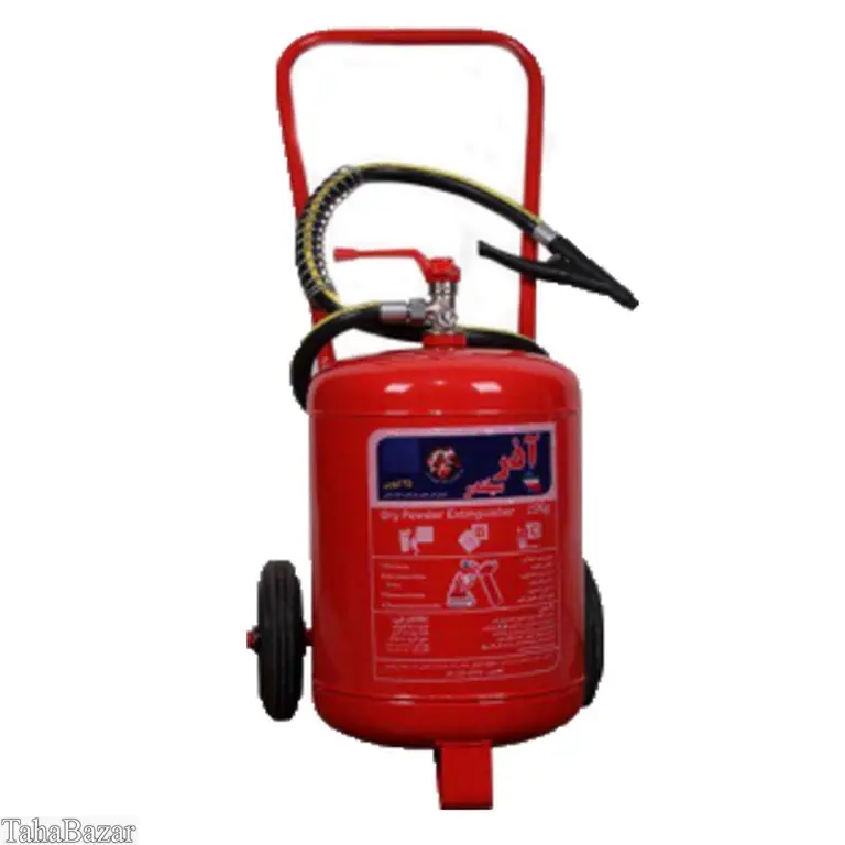 کپسول آتش نشانی  پودر و گاز ABC تحت فشار آذر سیلندر 25 کیلوگرمی