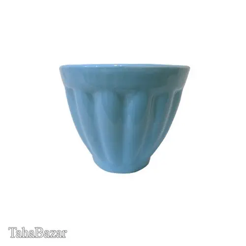 گلدان مدل لاله آبی سرامیکی برند دلنیا