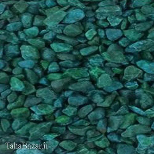 ماسه طبیعی سنگ رنگی الوان سایز چهار گلباران سبز