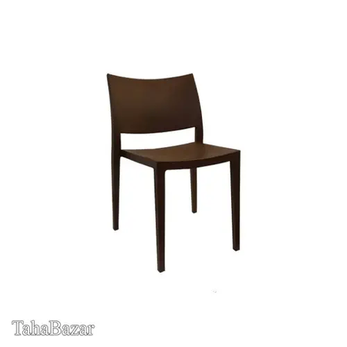 صندلی بدون دسته مدل اس کلاسنظری قهوه ای تیره