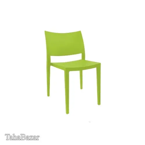 صندلی بدون دسته مدل اس کلاس سبز فسفری نظری