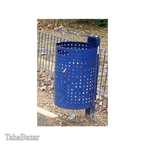 سطل زباله پارکی و محوطه ای ورق فلزی نورسا شید نویان کد1998

