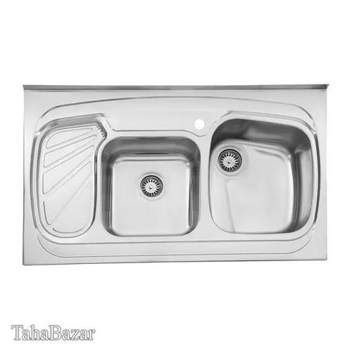 سینک ظرفشویی استیل البرز مدل 611 روکار