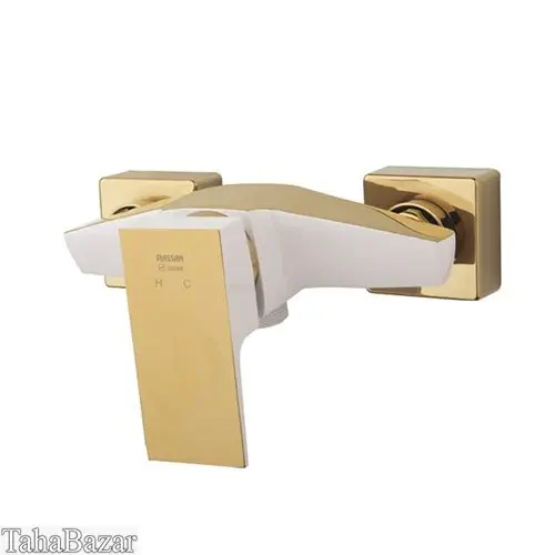شیر توالت راسان مدل النا سفید طلایی