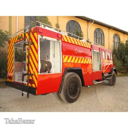 خودرو آتشنشانی سبک نمادین طرح مدلFF122مخزن وسط