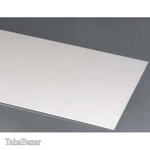 ورق آلومینیوم رنگی 0.3 شیت 1000*2000 سفید یخچالی نورد آلومینیوم اراک