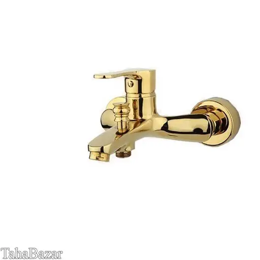 شیر حمام اهرمی  راسان مدل صدف طلایی