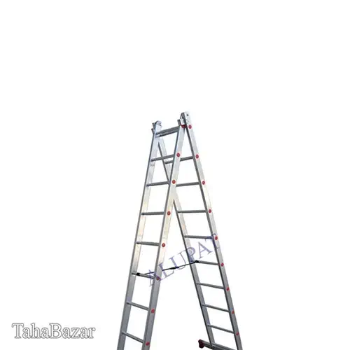 صنایع آلوپات نردبان دو لنگه دو طرفه(کشوئی) پله مربع