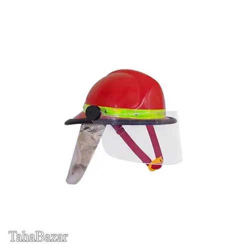 کلاه ایمنی آتش نشانیFFH با نقاب و پشتی نسوز ابزار ایمنی شهپر