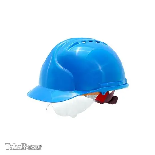 کلاه ایمنی صنعتی هترمن MK7 طرح JSP رنگ آبی