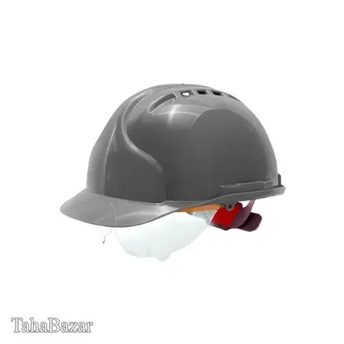 کلاه ایمنی صنعتی هترمن MK7 طرح JSP رنگ طوسی
