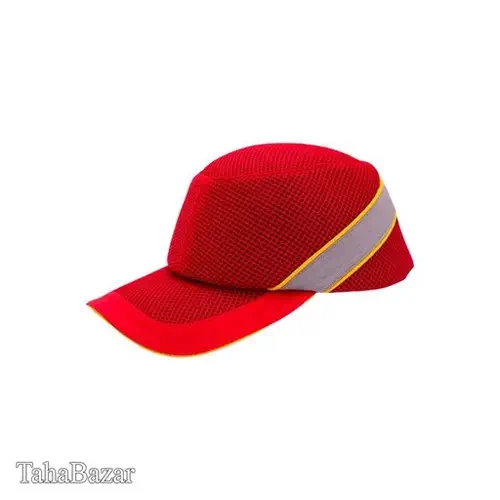 کلاه ایمنی لبه دار ابزار ایمنی شهپر رنگ قرمز