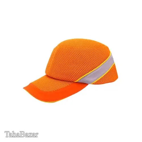 کلاه ایمنی لبه دار ابزار ایمنی شهپر رنگ نارنجی