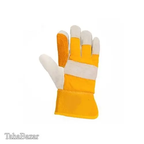 دستکش جوشکاری مهندسی BIO سفید زرد