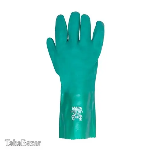 دستکش ضد حلال برند ماپا 361 TELSOL سبز سایز9
