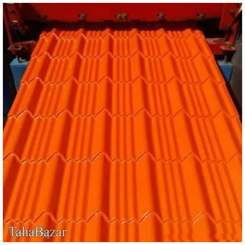 ورق 50 شادولاین نارنجی با ضخامت 0.5میلیمتر با عرض 1.25 متر مربع