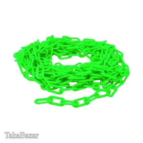 زنجیر پلاستیکی 30متری رنگ سبز UNEX