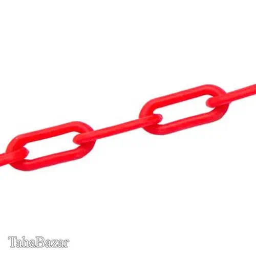 زنجیر پلاستیکی 30متری رنگ قرمز UNEX