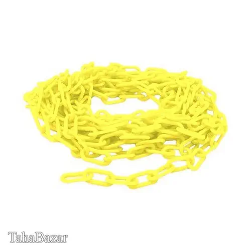 زنجیر پلاستیکی 100متری رنگ زردUNEX