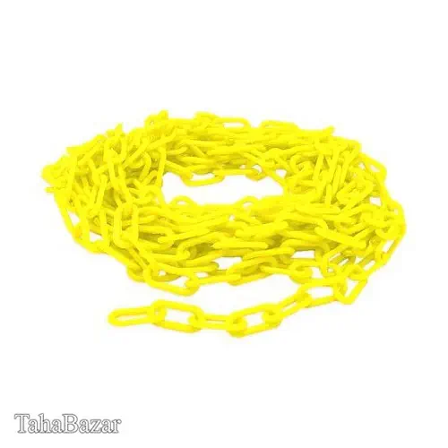 زنجیر پلاستیکی 250متری رنگ زردUNEX
