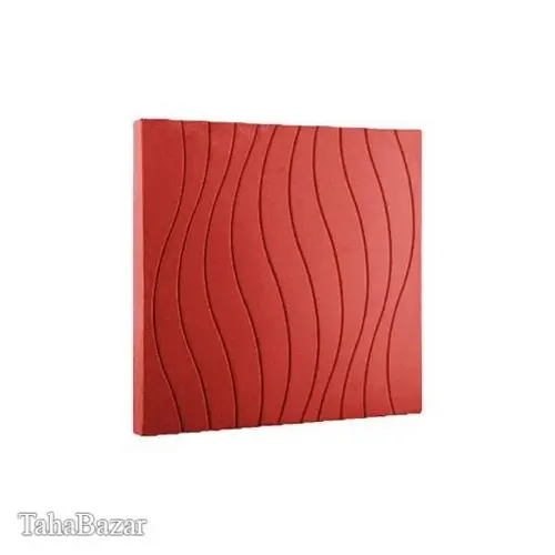 موزاییک پلیمری طرح موج40در40 سنگ مصنوعی سمنت پلاست قرمز