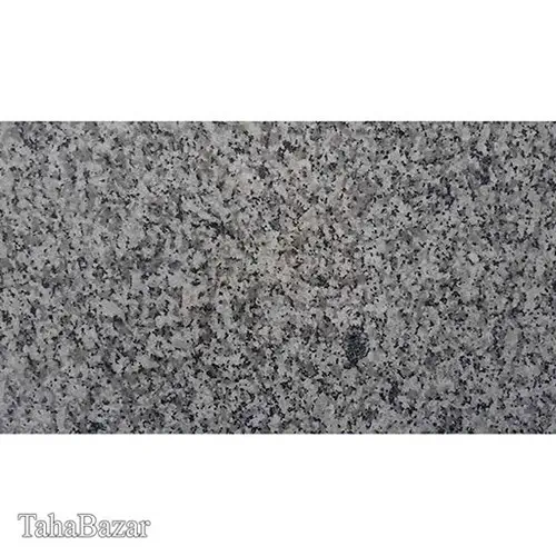 سنگ طبیعی گرانیت نطنز زمینه سفید خاکستری ۶۰*۶۰طرح3 مهیا سنگ