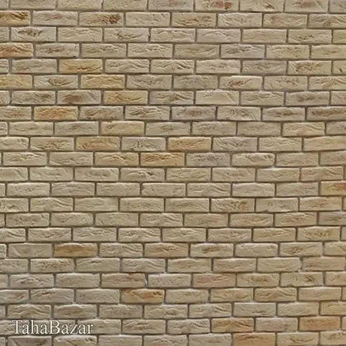 آجر دیوار پوش دکوراتیو آتریسا مدل bh37 کرم رنگ