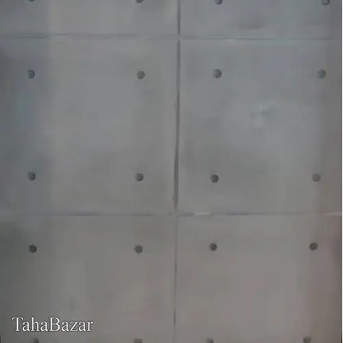 سنگ دکوراتیو تایل بتن اکسپوز ساده سایز 240*120 کرد استون