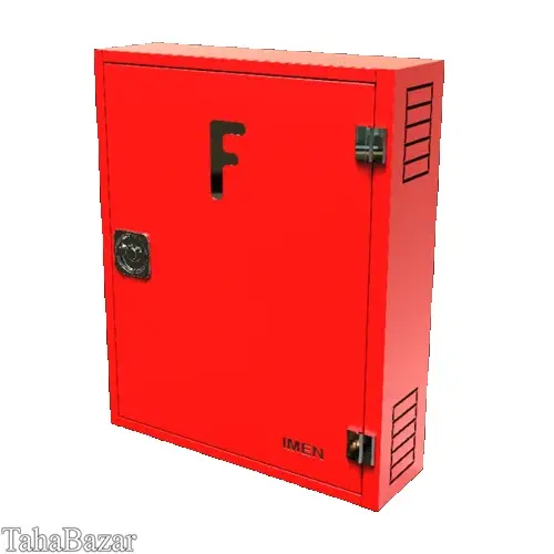 جعبه دوطبقه آتش نشانی روکار قرمز ایمن آتش