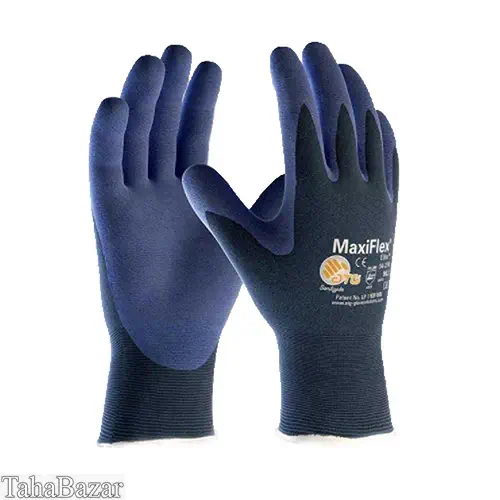 دستکش مونتاژکاری MaxiFlex مدل کف مواد الیت کد 274-34