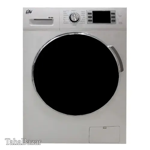 ماشین لباسشویی ۹ کیلویی لایف مدل Li-9014w سفید