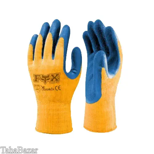 دستکش ضد برش کف مواد FOX مدل لتکس سبک کد 2121
