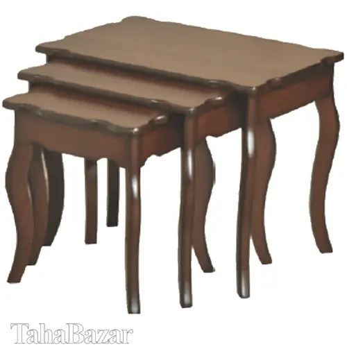 میز عسلی چوب رنگ اخوان مدل 74