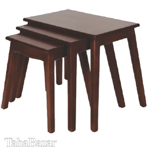 میز عسلی چوب رنگ اخوان مدل 85