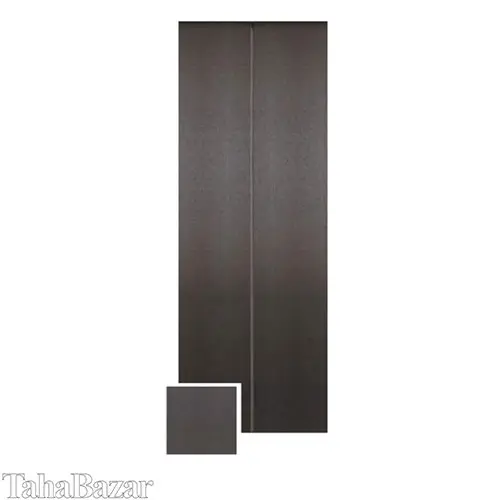 متریال درب  آسانسور بهران مدل Fabric metal Deep Grey