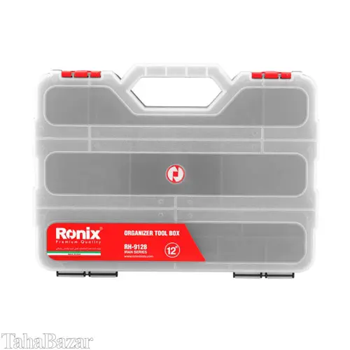 جعبه ابزار پلاستیکی اورگانایزر 12 اینچ رونیکس مدل RH-9128